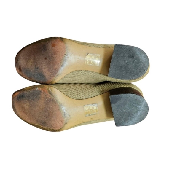 Everlane Khaki Day Glove Ribbed Knit Pull On Ankle Booties Women’s Size 8 - Picture 8 of 10